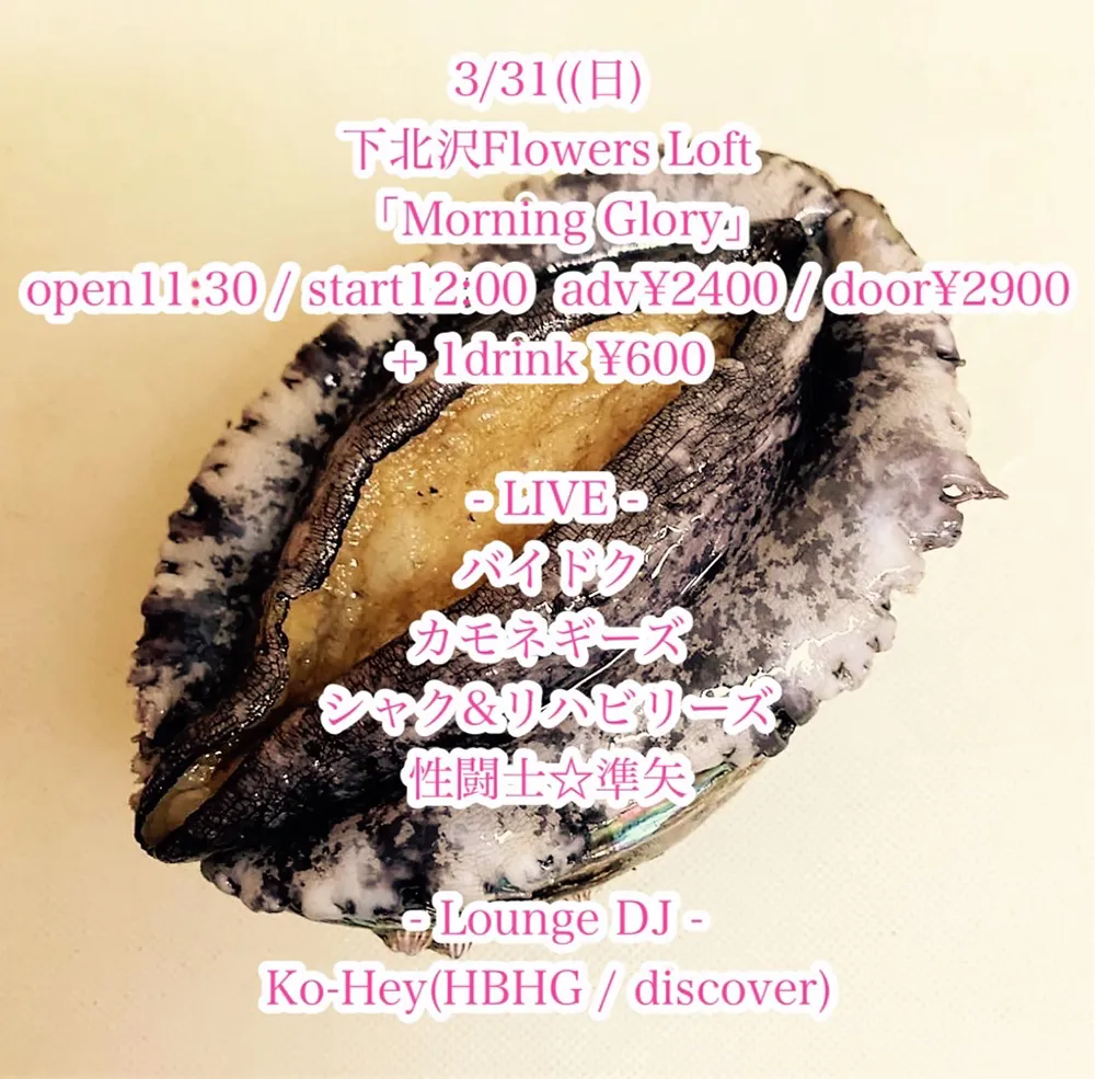 フライヤー：Morning Glory